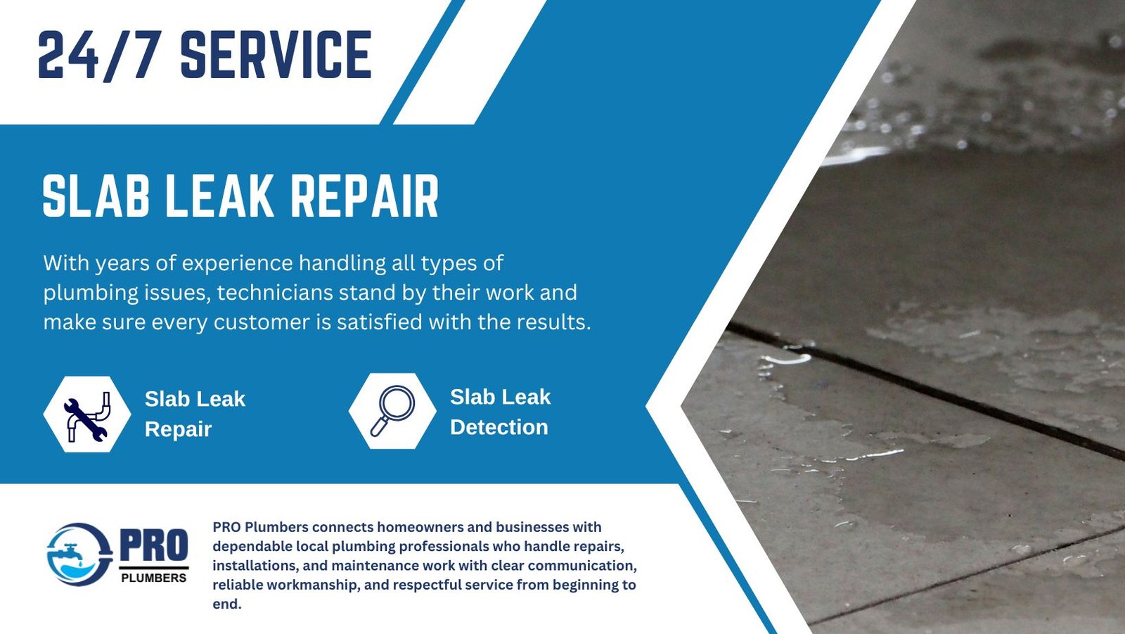 Slab Leak Repair in Wesley Chapel