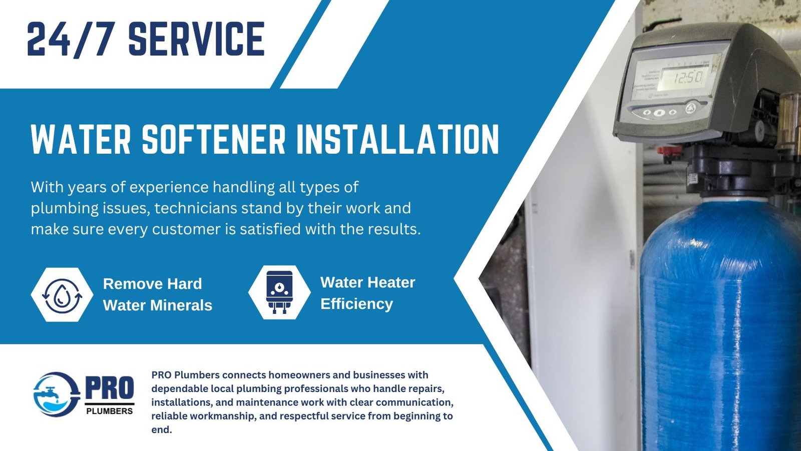 Water softener installation in Wesley Chapel, FL